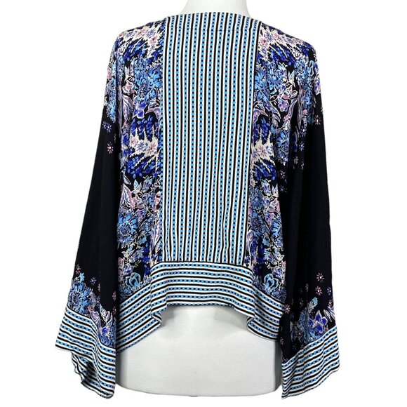 Free People Mix 'n' Match Patchwork Floral Blouse Size Medium - Picture 3 of 7